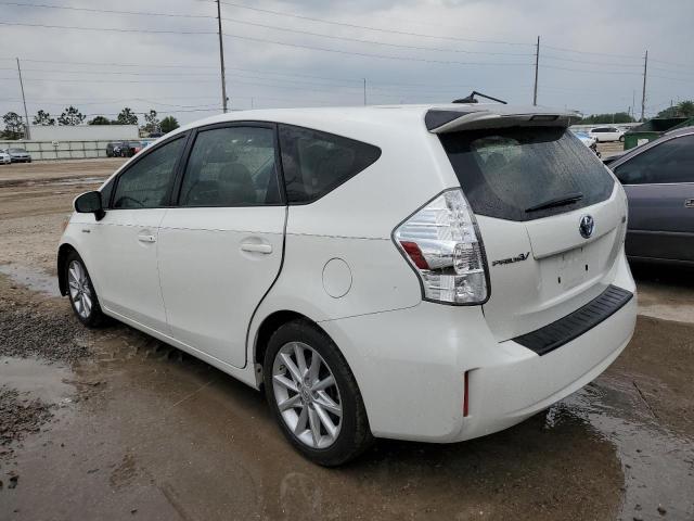 JTDZN3EU3C3175609 - 2012 TOYOTA PRIUS V WHITE photo 2