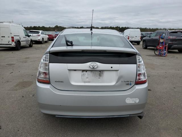 JTDKB20U083299906 - 2008 TOYOTA PRIUS SILVER photo 6