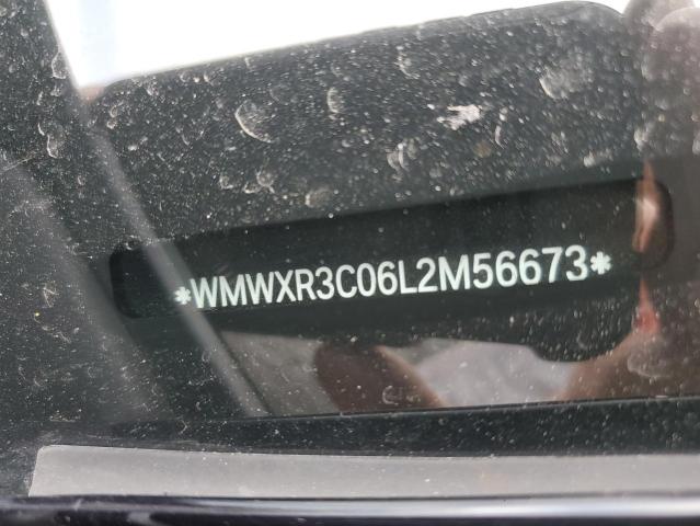 WMWXR3C06L2M56673 - 2020 MINI COOPER BLACK photo 12