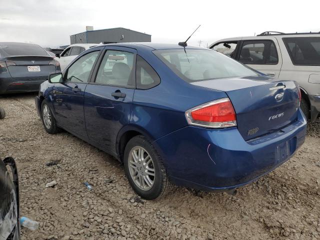 1FAHP35N29W266219 - 2009 FORD FOCUS SE BLUE photo 2