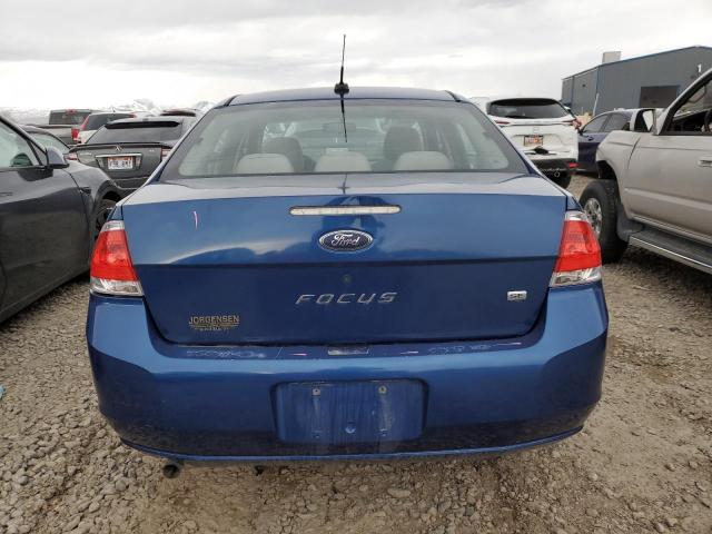 1FAHP35N29W266219 - 2009 FORD FOCUS SE BLUE photo 6