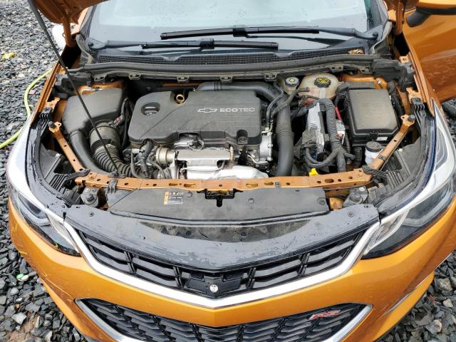 3G1BE6SM8HS577515 - 2017 CHEVROLET CRUZE LT ORANGE photo 11