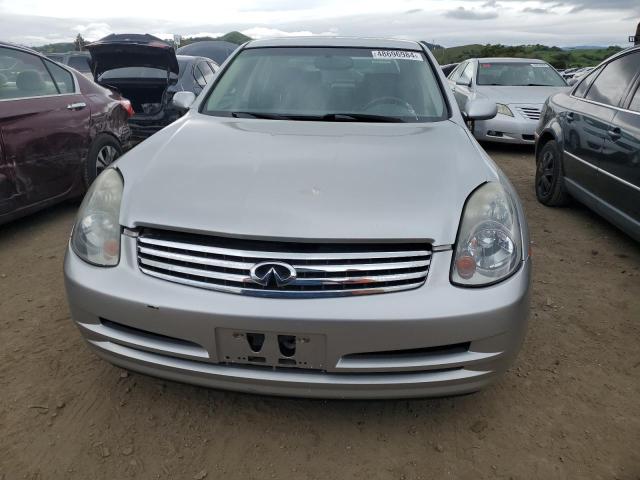 JNKCV51E74M612523 - 2004 INFINITI G35 SILVER photo 5