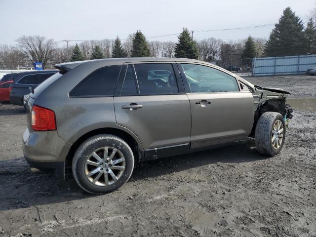 2FMDK4JC2EBA36379 - 2014 FORD EDGE SEL GRAY photo 3