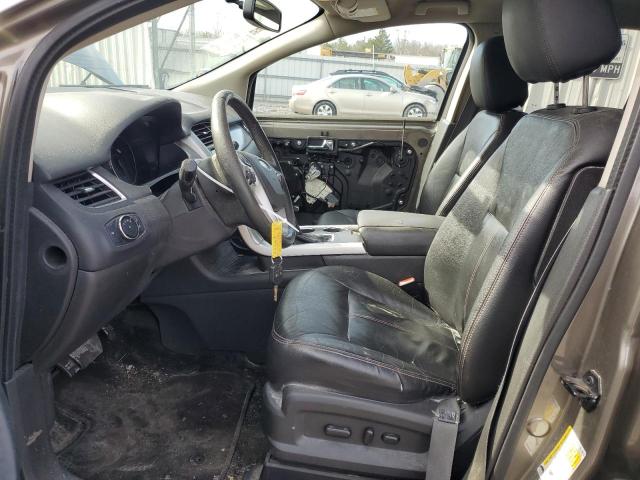 2FMDK4JC2EBA36379 - 2014 FORD EDGE SEL GRAY photo 7