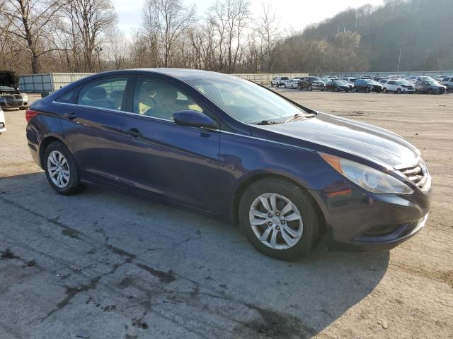 5NPEB4AC6BH017875 - 2011 HYUNDAI SONATA GLS BLUE photo 4