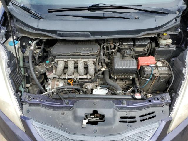 JHMGE8H47AC017138 - 2010 HONDA FIT SPORT PURPLE photo 11