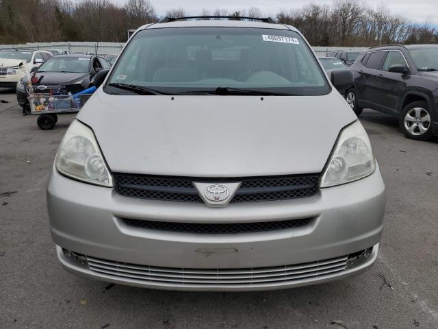 5TDZA23CX4S004081 - 2004 TOYOTA SIENNA CE GOLD photo 5