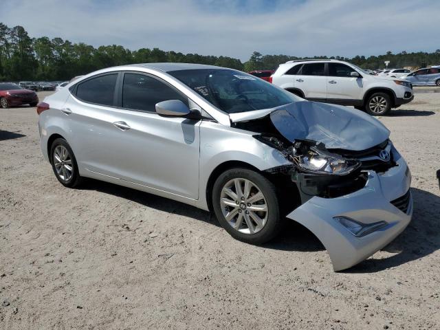 5NPDH4AE6GH787755 - 2016 HYUNDAI ELANTRA SE SILVER photo 4