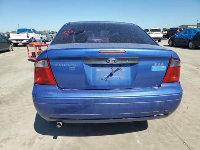 1FAFP34N95W182983 - 2005 FORD FOCUS ZX4 BLUE photo 6