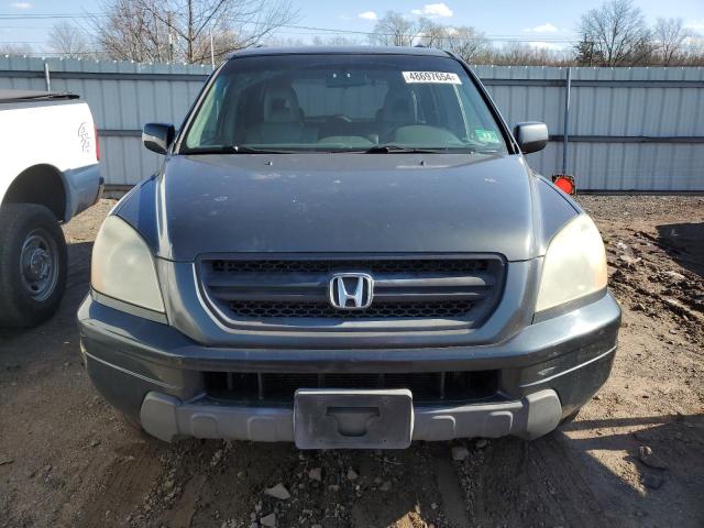 2HKYF18523H550105 - 2003 HONDA PILOT EXL BLACK photo 5