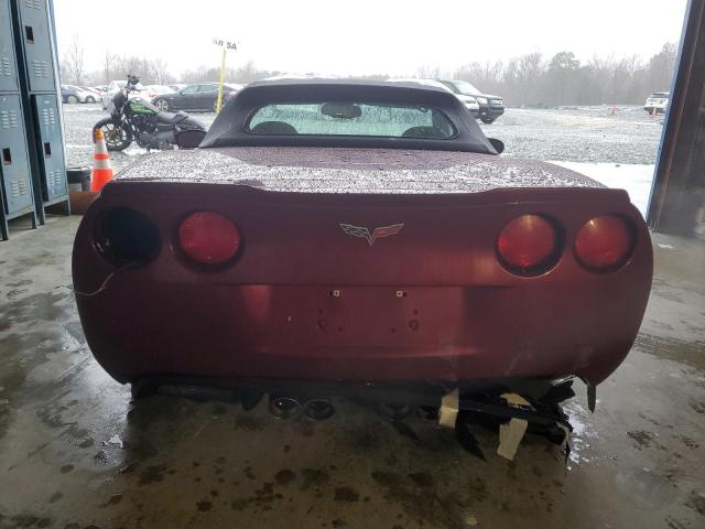 1G1YY36UX65119394 - 2006 CHEVROLET CORVETTE BURGUNDY photo 6