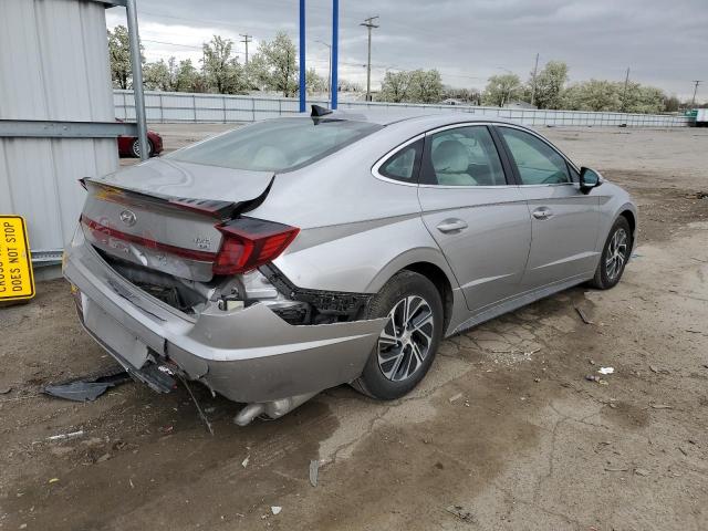 KMHL24JJ3MA036413 - 2021 HYUNDAI SONATA HYBRID SILVER photo 3