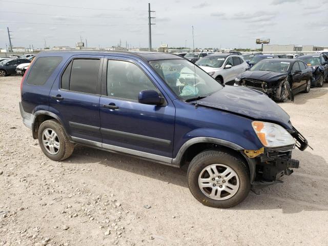 JHLRD78833C026743 - 2003 HONDA CR-V EX BLUE photo 4