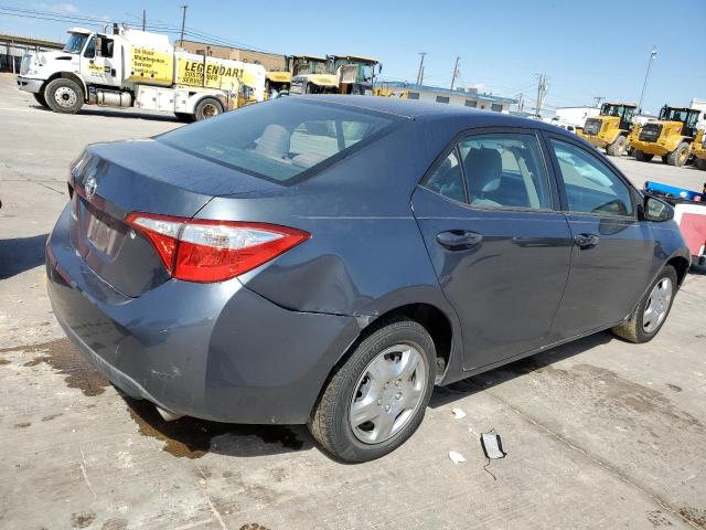 5YFBURHE5FP216992 - 2015 TOYOTA COROLLA L GRAY photo 3