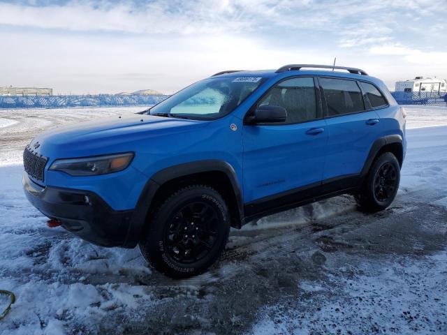 1C4PJMBX8KD433221 - 2019 JEEP CHEROKEE TRAILHAWK BLUE photo 1