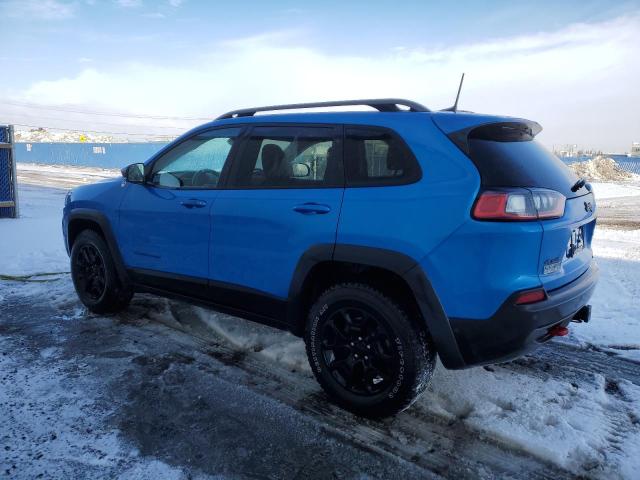 1C4PJMBX8KD433221 - 2019 JEEP CHEROKEE TRAILHAWK BLUE photo 2