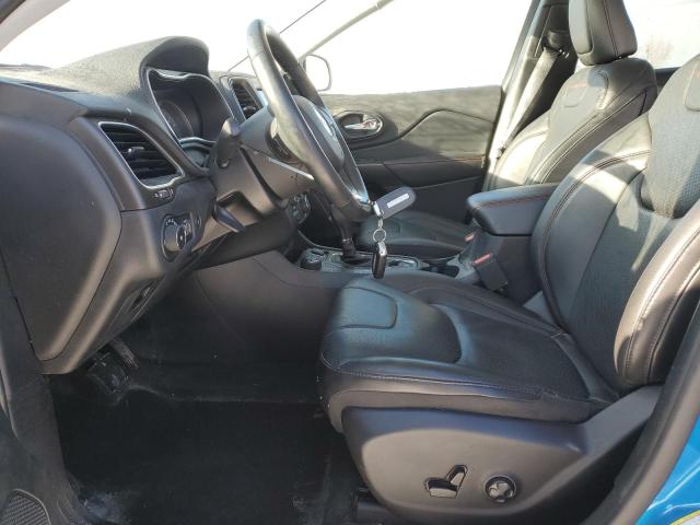 1C4PJMBX8KD433221 - 2019 JEEP CHEROKEE TRAILHAWK BLUE photo 7