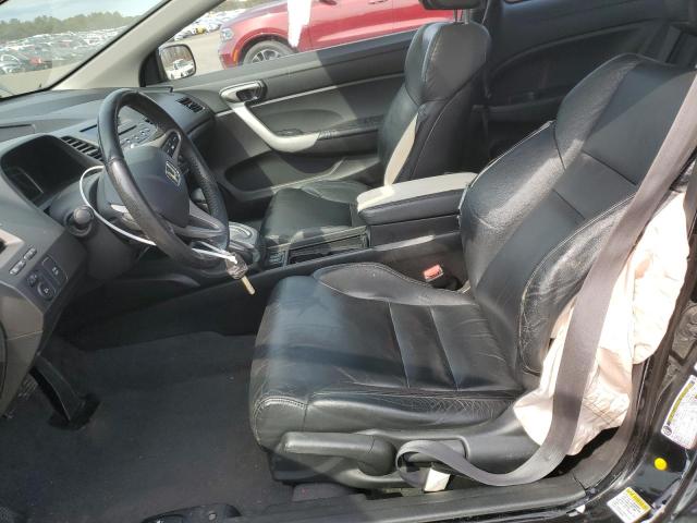 2HGFG12929H521822 - 2009 HONDA CIVIC EXL BLACK photo 7