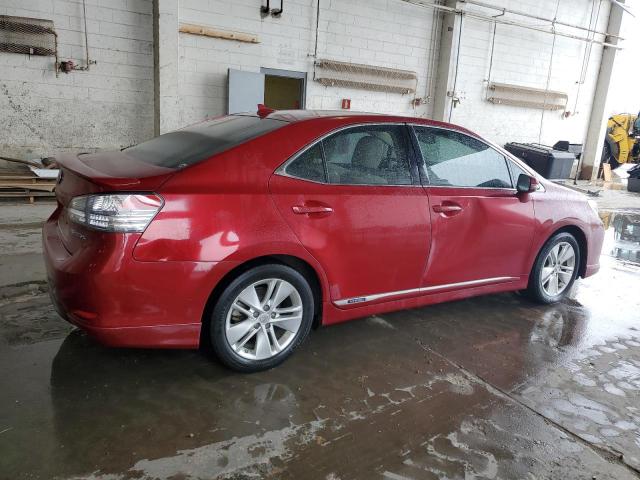 JTHBB1BA6B2047456 - 2011 LEXUS HS 250H RED photo 3