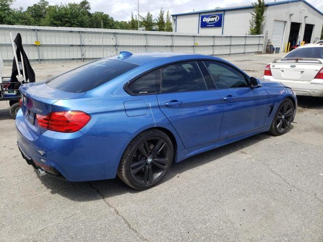 WBA4B1C57GG242713 - 2016 BMW 435 I GRAN COUPE BLUE photo 3