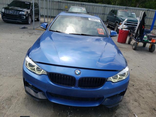 WBA4B1C57GG242713 - 2016 BMW 435 I GRAN COUPE BLUE photo 5