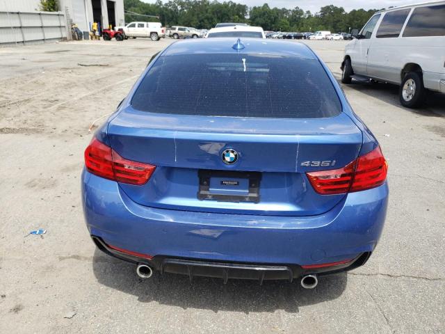 WBA4B1C57GG242713 - 2016 BMW 435 I GRAN COUPE BLUE photo 6