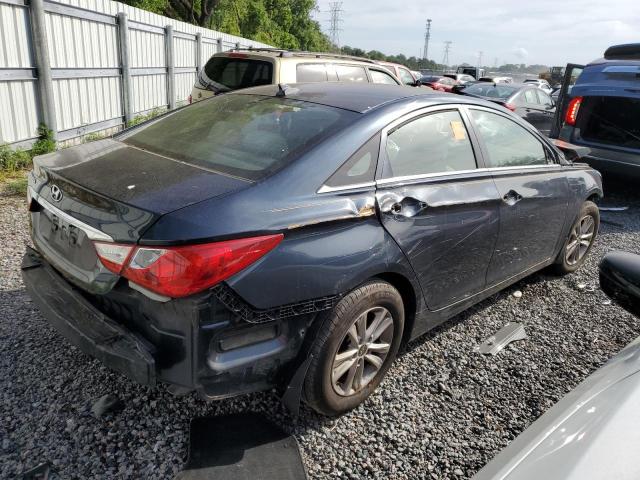 5NPEB4ACXDH639446 - 2013 HYUNDAI SONATA GLS BLUE photo 3