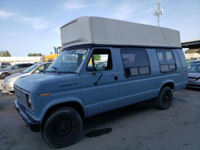 1FTHS34G2JHA37639 - 1988 FORD ECONOLINE E350 SUPER DUTY VAN BLUE photo 1