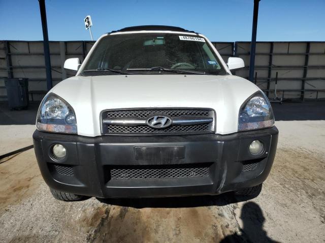 KM8JN12D07U500573 - 2007 HYUNDAI TUCSON SE WHITE photo 5