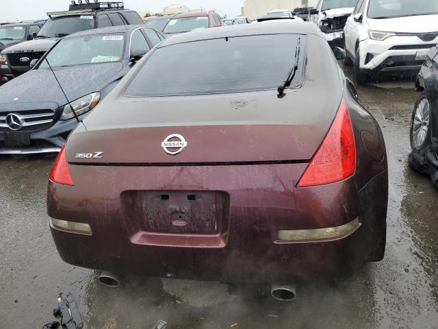 JN1AZ34E16M351747 - 2006 NISSAN 350Z COUPE BURGUNDY photo 6