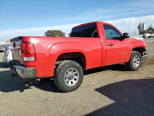 1GTN1TEA1BZ383340 - 2011 GMC SIERRA C1500 RED photo 3