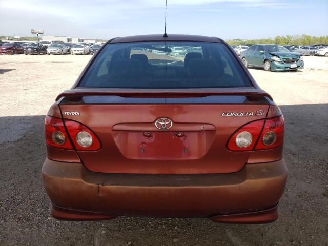 1NXBR32E68Z972176 - 2008 TOYOTA COROLLA CE RED photo 6