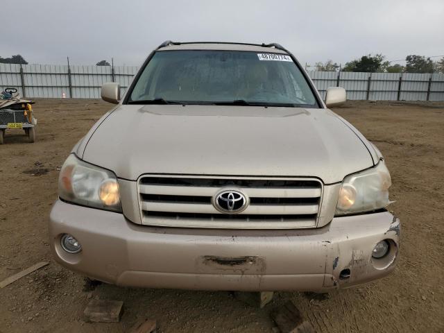 JTEEP21A140061329 - 2004 TOYOTA HIGHLANDER BEIGE photo 5