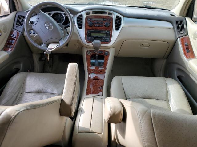 JTEEP21A140061329 - 2004 TOYOTA HIGHLANDER BEIGE photo 8