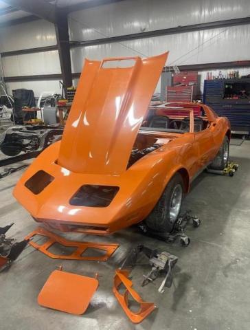 1Z37T4S431466 - 1974 CHEVROLET CORVETTE ORANGE photo 2