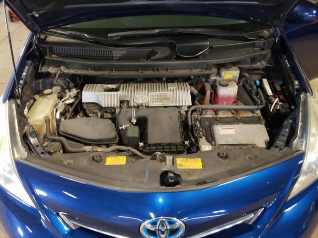 JTDZN3EUXC3144194 - 2012 TOYOTA PRIUS V BLUE photo 11