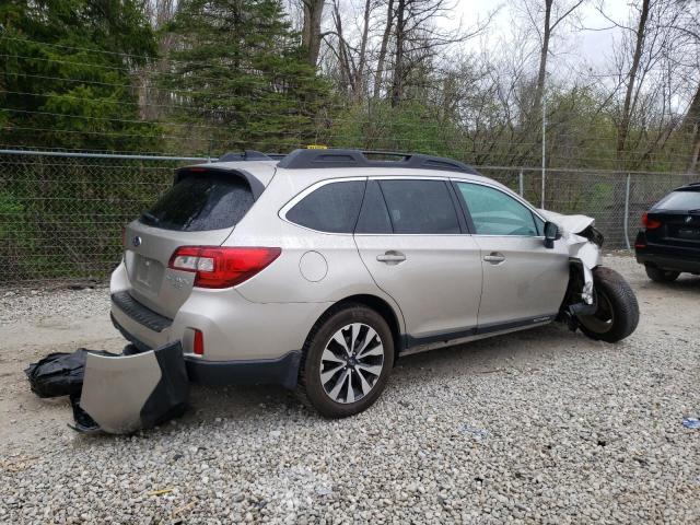 4S4BSENC5G3232763 - 2016 SUBARU OUTBACK 3.6R LIMITED TAN photo 3