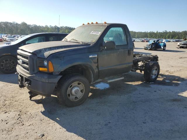 1FTWF31586EC01788 - 2006 FORD F350 SRW SUPER DUTY GREEN photo 1