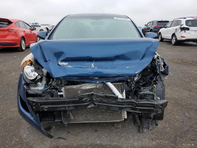 KMHDH4AE5DU998149 - 2013 HYUNDAI ELANTRA GLS BLUE photo 5