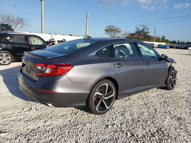 1HGCV2F3XLA005041 - 2020 HONDA ACCORD SPORT GRAY photo 3