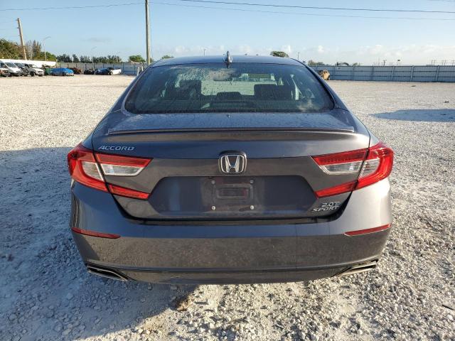 1HGCV2F3XLA005041 - 2020 HONDA ACCORD SPORT GRAY photo 6