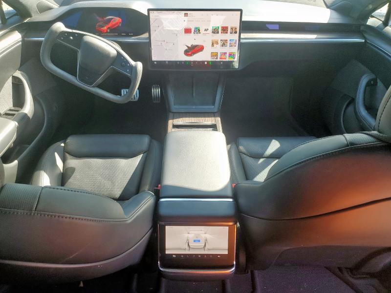 5YJSA1E59NF476837 - 2022 TESLA MODEL S Սպիտակ լուսանկար 8