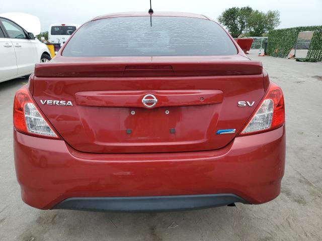 3N1CN7AP2FL809646 - 2015 NISSAN VERSA S RED photo 6