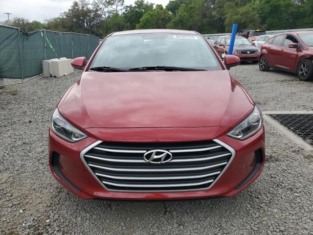 KMHD74LF1HU166239 - 2017 HYUNDAI ELANTRA SE RED photo 5