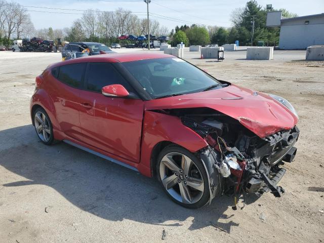 KMHTC6AE0DU177787 - 2013 HYUNDAI VELOSTER TURBO RED photo 4