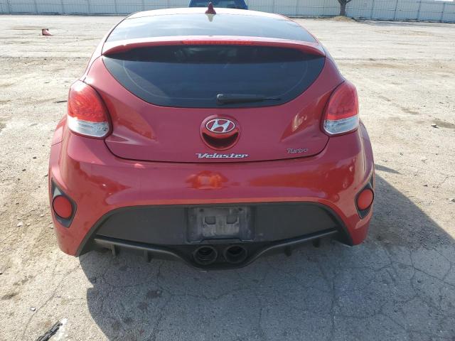 KMHTC6AE0DU177787 - 2013 HYUNDAI VELOSTER TURBO RED photo 6