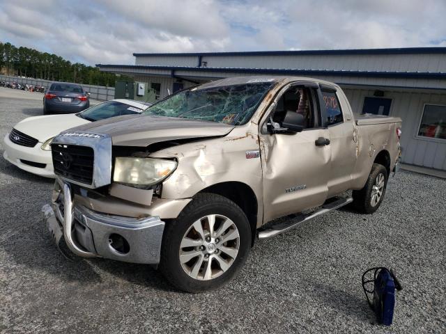 5TBBV54148S516874 - 2008 TOYOTA TUNDRA DOUBLE CAB GOLD photo 3