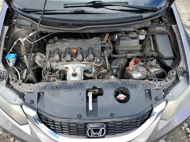 19XFB2F52FE054631 - 2015 HONDA CIVIC LX GRAY photo 11