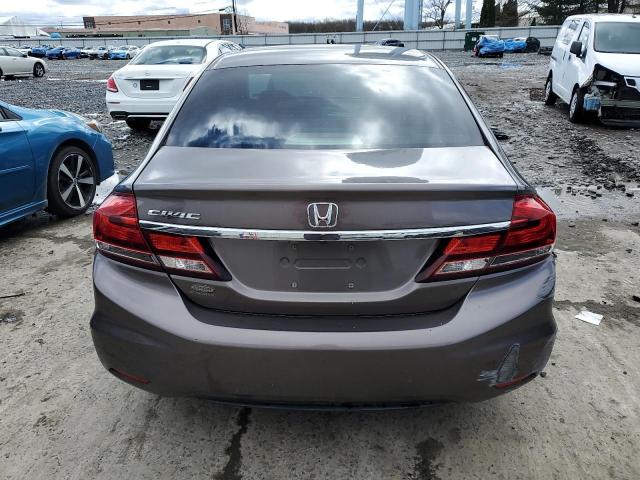 19XFB2F52FE054631 - 2015 HONDA CIVIC LX GRAY photo 6